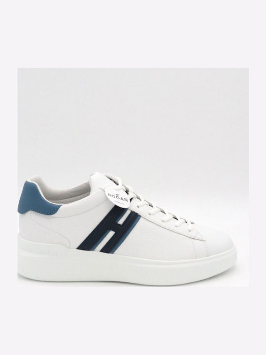 Hogan Allacciato H Ανδρικά Sneakers Λευκο-μπλε