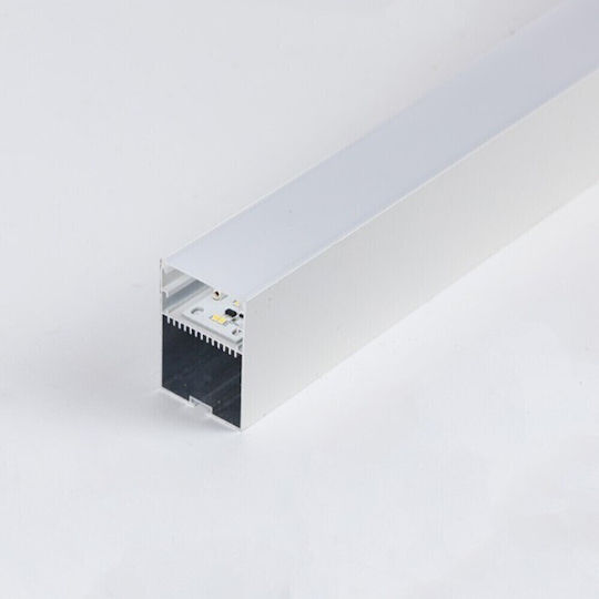 Eurolamp LED Γραμμικό Φωτιστικό Οροφής 60W Φυσικό Λευκό Μ65xΒ45εκ.