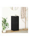 Office Storage Chipboard Drawer Black Oak, Black L29.5xW34xH76cm