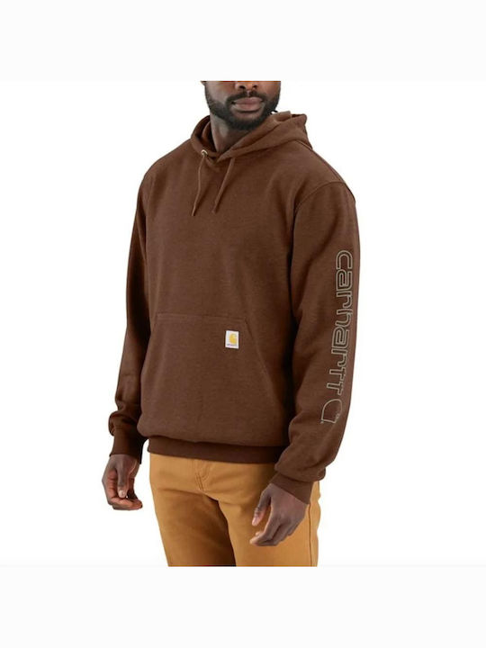 Carhartt Hanorac cu Glugă Mocha