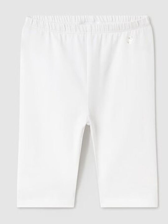 Kids Legging Cycling Short white