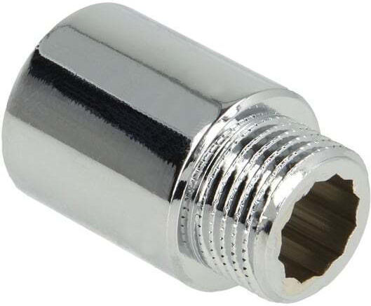 Cherbros Verlängerung 1/2'' 3cm Messing Chrom