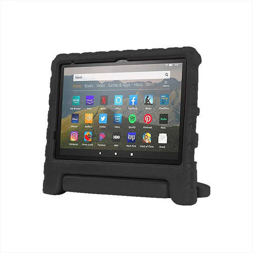 Rixus Back Cover for Kids Black for iPad 10.9" (2022) iPad Air 11" (2024)