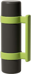 Thermos 1lt Black + Green