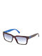 Guess Ochelari De Soare Pentru Femei Cu Ramă Plastică Neagră Tartarugă Și Lentile Albastre Degrade GU00121 52W