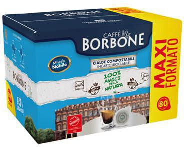 Caffe Borbone Kapseln Espresso Nobile Kompatibel mit Maschine E.S.E. Pod 80Mützen
