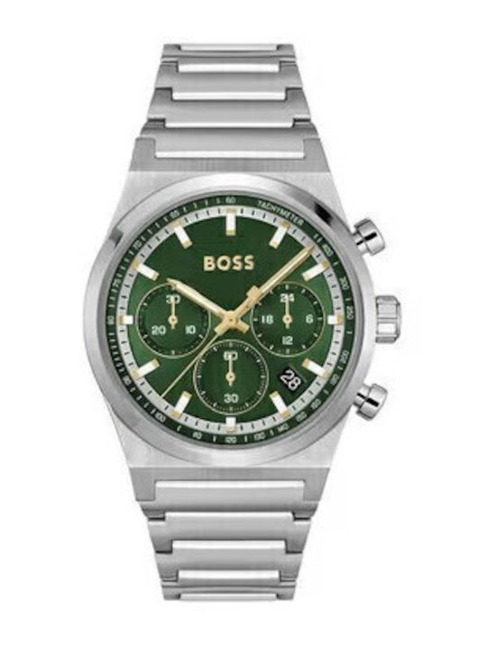 Boss Candor Herrenuhr Chronograph Batterie mit ...