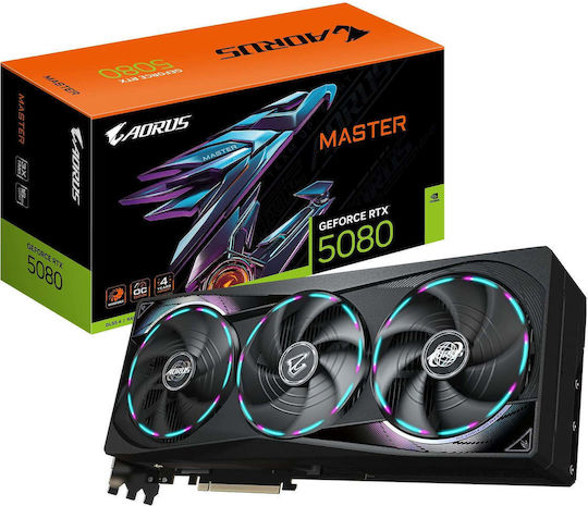 Gigabyte GeForce RTX 5080 16GB GDDR7 Aorus Master Κάρτα Γραφικών