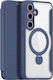 Dux Ducis Skin X Pro Brieftasche Synthetisches Leder Blau (Galaxy S25+)