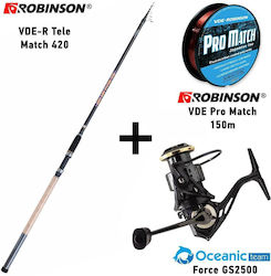Robinson Vde-r Tele Match 420 4.20m cu Mecanism 5-25gr CO.EGLEZ6 Robinson Vde-r Tele Match 420 4.20m cu Mecanism 5-25gr CO.EGLEZ6