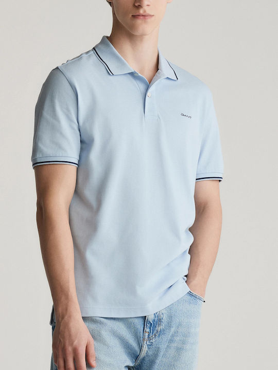 Gant Polo Μπλούζα Κοντομάνικη Fresh Blue