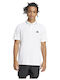 adidas Essentials JE9020 Ανδρική Μπλούζα Λευκή