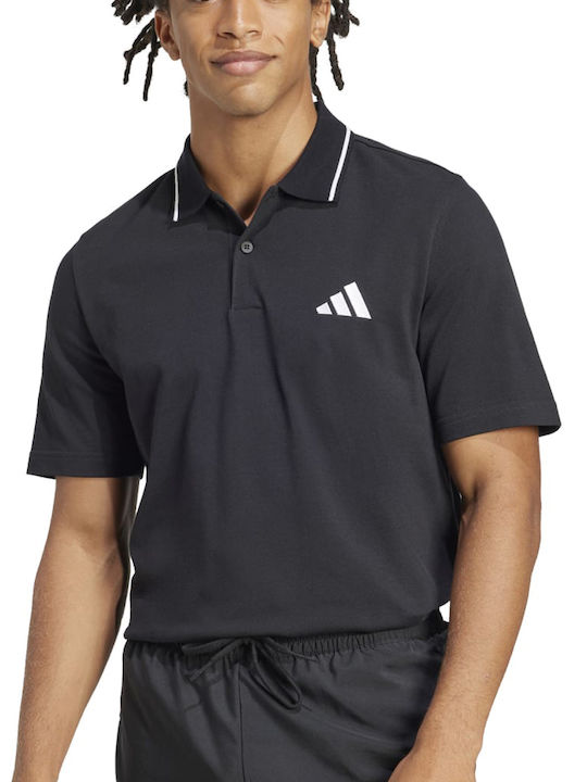 adidas Polo Blouse Black / White