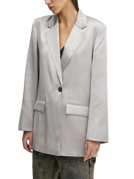 Karl Lagerfeld Women's Blazer Silver