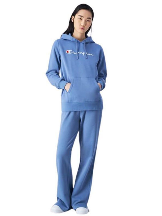 Champion Damen Sweatshirt Kapuzen Blue