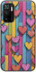 Valentine's Day Wooden Love Case for Xiaomi Poco M3 Pro 5G Black TPU Black Silicone