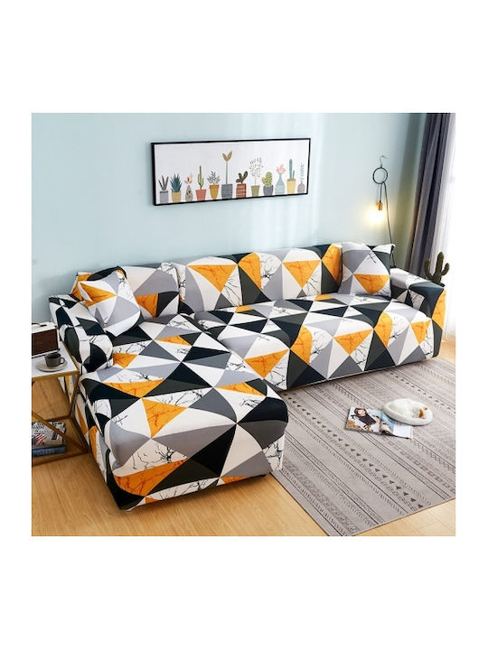 Fabric Sofa Armrest Cover High Elasticity All-Inclusive Size for 2 People Minimalism