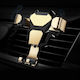 Universal Metal Car Mobile Mount with Anti-Slip Surface Gold