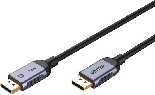 Unitek Кабел DisplayPort мъжки - DisplayPort мъжки 5м Черен (C1628GY01-5M)