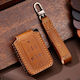 Chevrolet GMC Colorado Leather Car Key Case C160 6 Buttons Brown