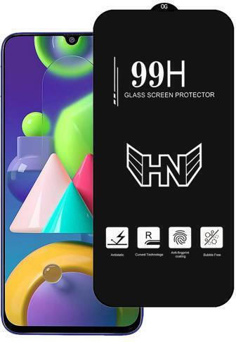 Samsung Galaxy M21 Hochwertige Aluminium-Großbogen-Vollbild-Panzerglasfolie