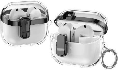 3 Pro Electroplating Θήκη Σιλικόνης σε Διάφανο χρώμα για Galaxy Buds3