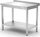 Hendi The translation of the Liquid template into German while preserving the initial syntax and HTML tags is as follows: Edelstahl-Werkbank B80xT60xH85cm