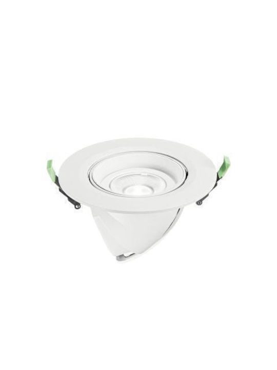 Fan Europe Recessed Spot with Integrated LED and Warm White Light 1pcs