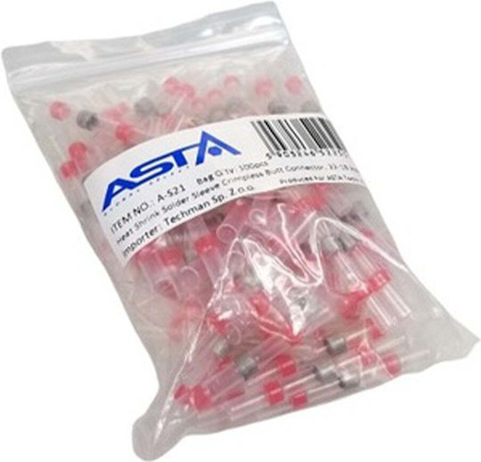 Schrumpfschlauch-Set Zinn 22-18 AWG 100 Stück