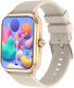 T90 1.91 Inch Ips Screen Ip67 Waterproof Smart Watch Support Bluetooth Call Non-invasive Blood Sugar Beige