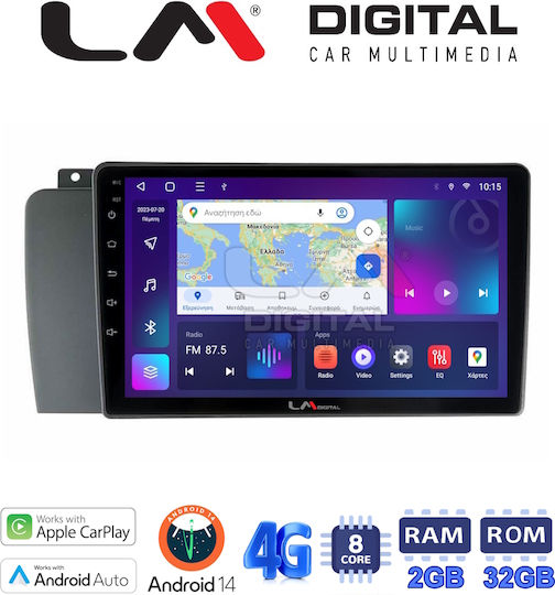 LM Digital Ηχοσύστημα Αυτοκινήτου για Volvo XC 70 2004 > 2007 (Bluetooth/USB/WiFi/GPS/Apple-Carplay/Android-Auto)