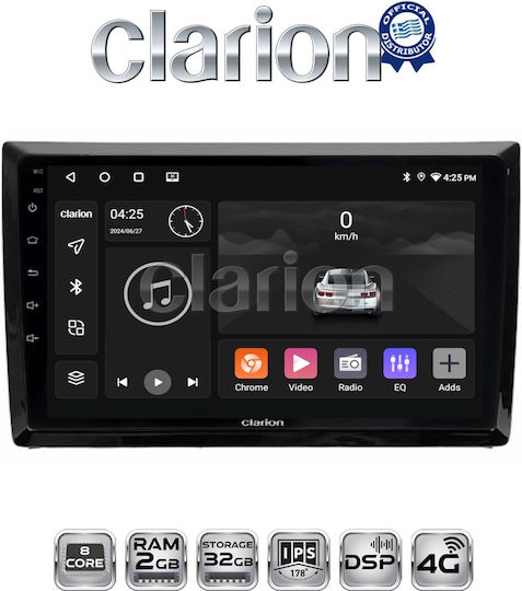 Clarion Ηχοσύστημα Αυτοκινήτου για Volkswagen Beetle 2013 > 2019 (Bluetooth/USB/WiFi/GPS/Apple-Carplay/Android-Auto)