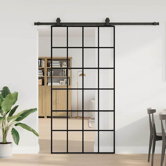 Συρόμενη Πόρτα Σετ Υλικού Μαύρο 102x205 Cm Esg Γυαλί Μαύρο 102 X 205 Εκ Ράγα 200 Εκ Συρόμενη Πόρτα Σετ Υλικού Μαύρο 102x205 Cm Esg Γυαλί Μαύρο 102 X 205 Εκ Ράγα 200 Εκ