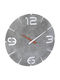 TFA Contour Wanduhr Keramik Weiß Ø35cm
