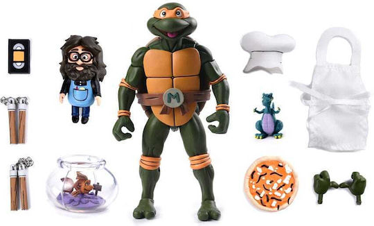 Teenage Mutant Ninja Turtles Cartoon Michelangelo VHS Ultimate Action Figure 18cm