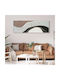 Abstract Wall Painting Fb94552.01 Beige Frame-Canvas Handmade 152x4.5x52cm
