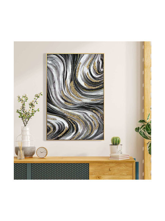 Wall Painting Fb94561 Beige Frame-Canvas Print Abstract 62x4.5x92cm