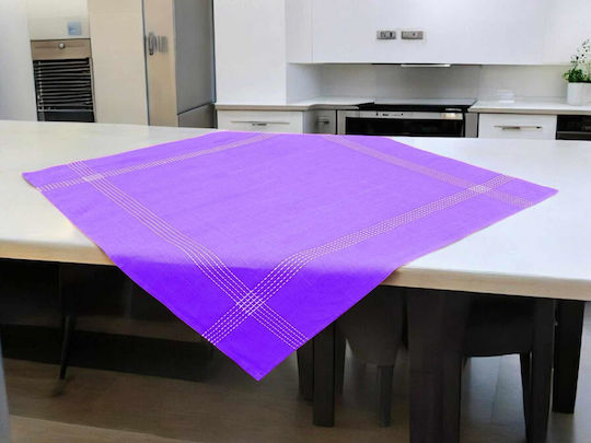 Linea Home Tablecloth Linen Lila 140x180cm