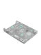 Sensillo Soft Changing Pad Made of Floral Grey Fabric