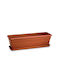 Ζαρντινιέρα Πλαστική Terracotta 40x20x16εκ.