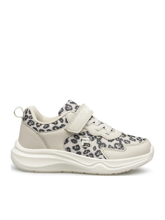 Memory Abel 3 V Kids Sneakers with Scratch Beige