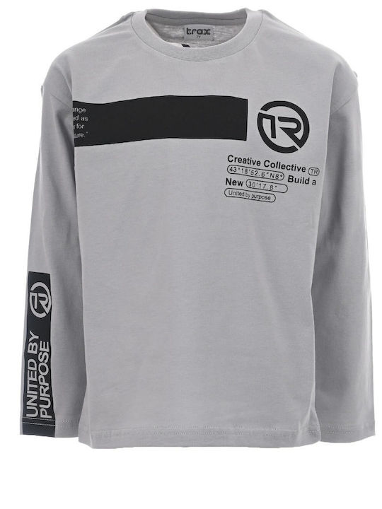 Trax Kids' Shirt Long Sleeve Gray