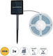 GloboStar Hanging Solar Light Garland 3W 300lm with Warm White Light 3000K IP65
