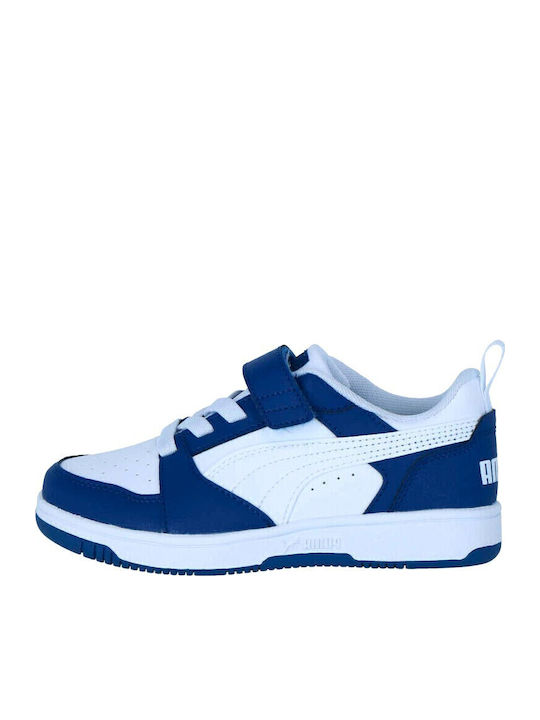 PUMA Rebound V6 Παιδικά Sneakers με Σκρατς Μπλε