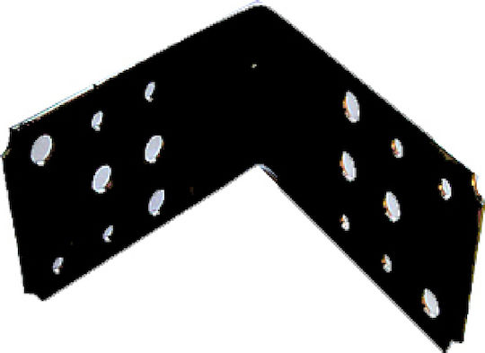 Raft de colț din Metal în Culoare Negru 70x70mm 1buc 13-4006-Π