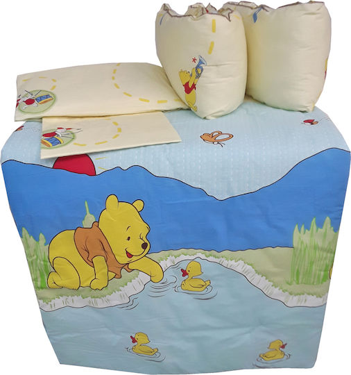 Beboulino Baby Crib Bedding Set 6pcs Multicolour