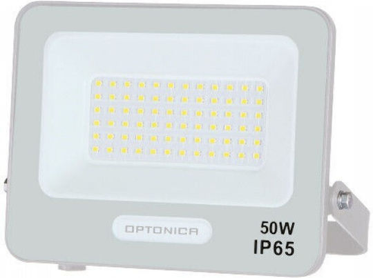 Jager Στεγανός Προβολέας LED 50W Ψυχρό Λευκό 6000K IP65