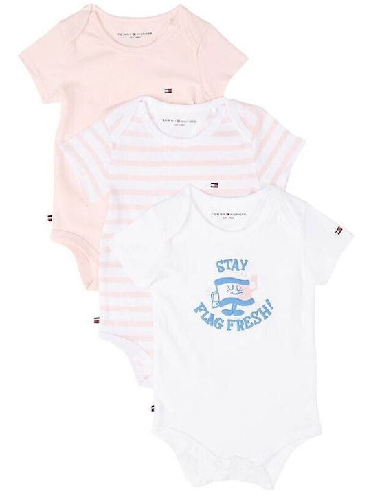 Tommy Hilfiger Σετ Φορμάκια Ροζ 3τμχ