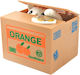 Iso Trade Children's Money Box Plastic Multicolored 11.8x10x9cm