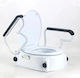 Dr. Happy Adjustable Height Toilet Seat Riser Adjustable Handles Dr Happy Ανυψωτικό Κάθισμα Τουαλέτας